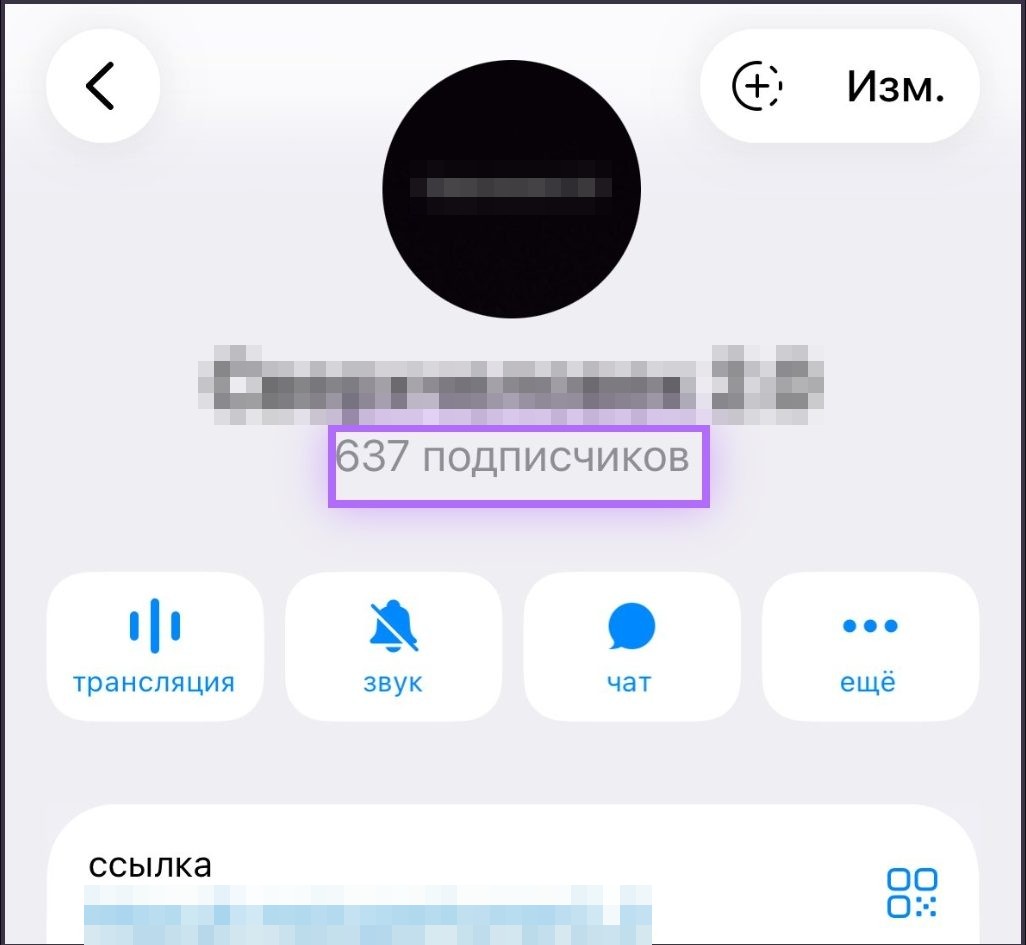 Telegram-канал заказчика: 637 подписчиков на 03.10.2026